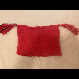 Forever21 pink crop top